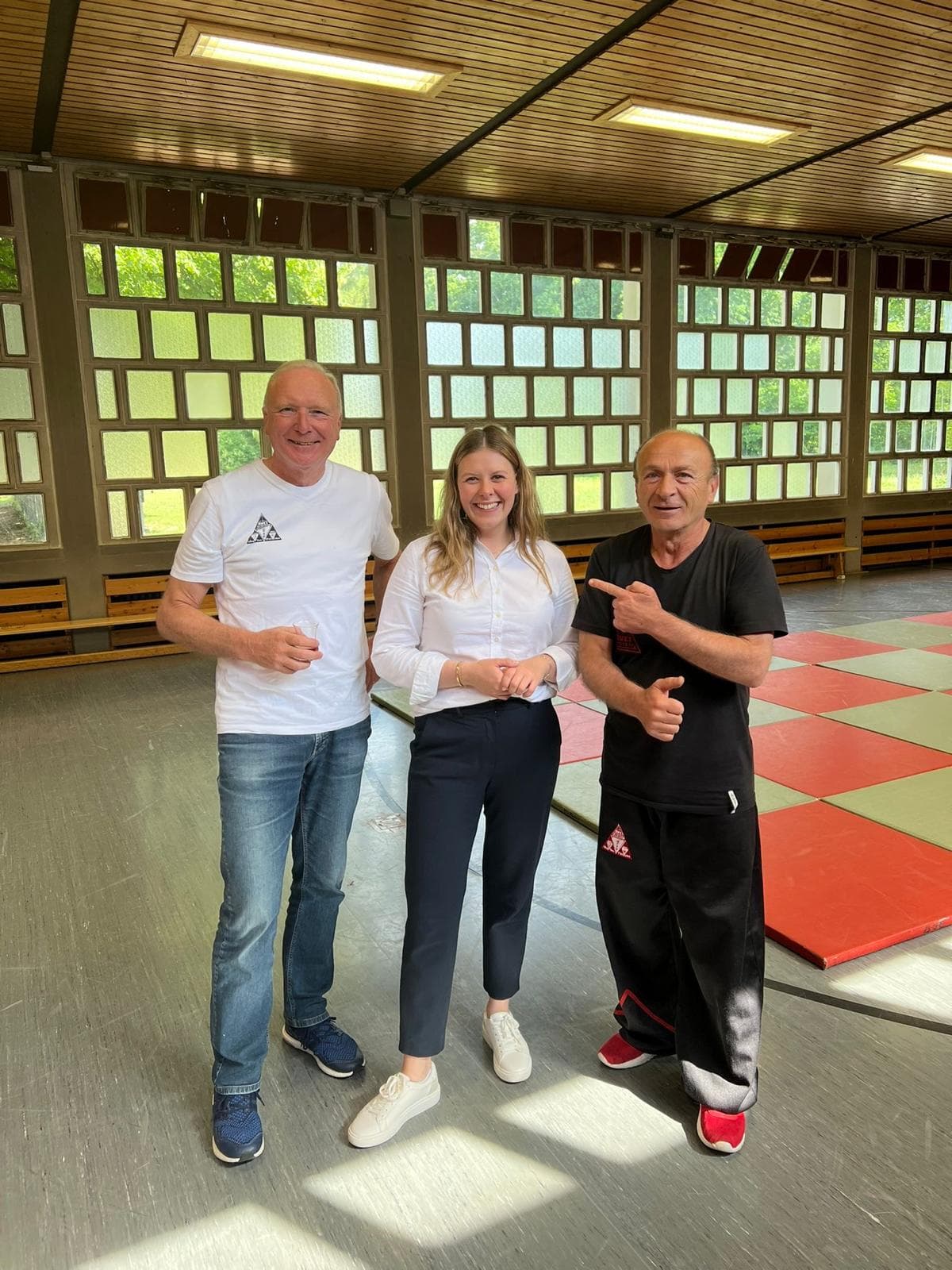 Besuch von Daniela Rump, MdB, in der WTEO Wing Tsun Schule Hildesheim